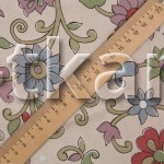 Лоскут Бязь набивная - Цветочный орнамент (60 см х 220 см)